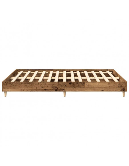 Giroletto senza Materasso Legno Antico 140x200 cm in Truciolato