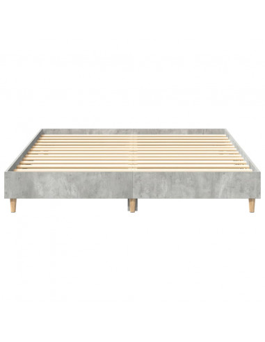 Giroletto senza Materasso Grigio Cemento 150x200 cm Truciolato
