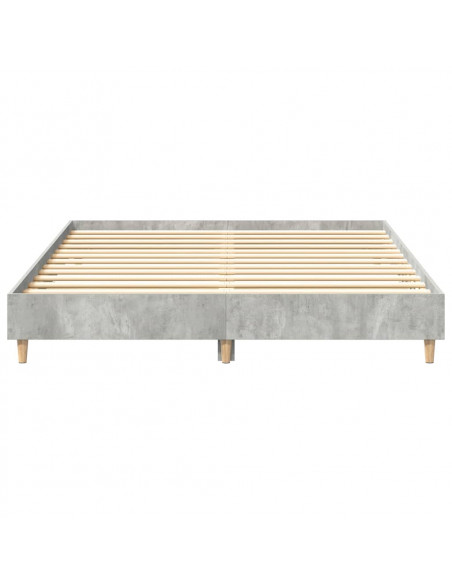 Giroletto senza Materasso Grigio Cemento 150x200 cm Truciolato