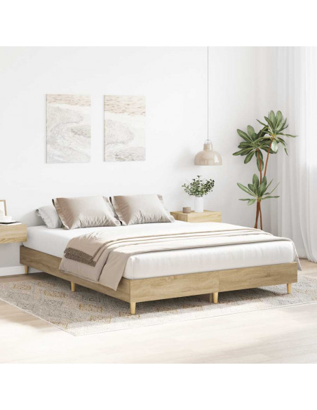 Giroletto senza Materasso Rovere Sonoma 150x200cm in Truciolato