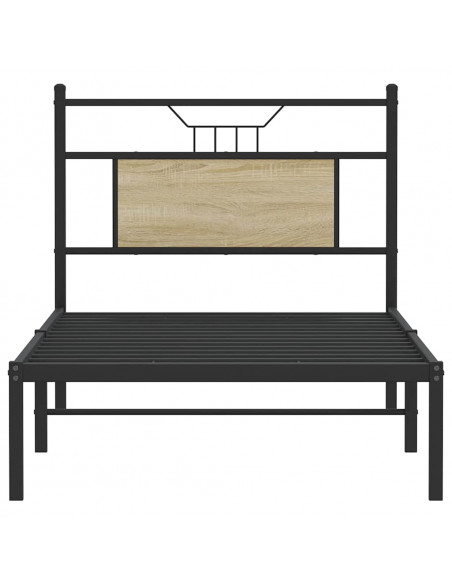 Giroletto senza Materasso Rovere Sonoma 90x190 cm in Truciolato