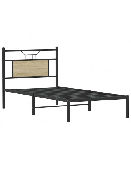 Giroletto senza Materasso Rovere Sonoma 80x200 cm in Truciolato