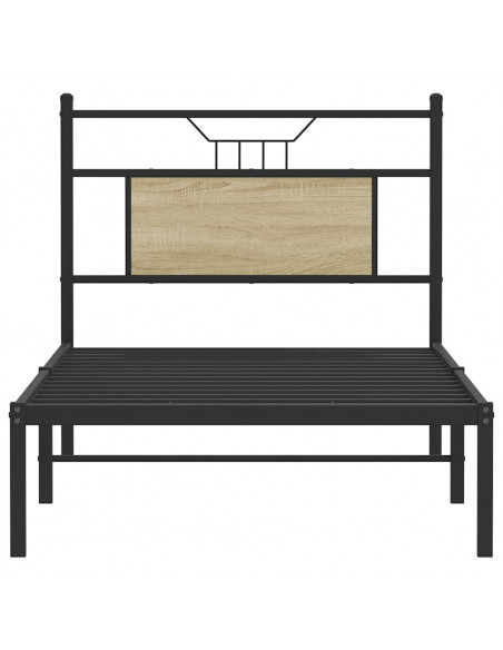 Giroletto senza Materasso Rovere Sonoma 75x190 cm in Truciolato