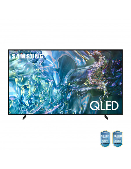Samsung Q60D TV QLED 4K 75” QE75Q60DAUXZT Smart TV Wi-Fi Titan Gray 2024, Quantum Processor Lite 4K, 4K Upscaling, AirSlim Des