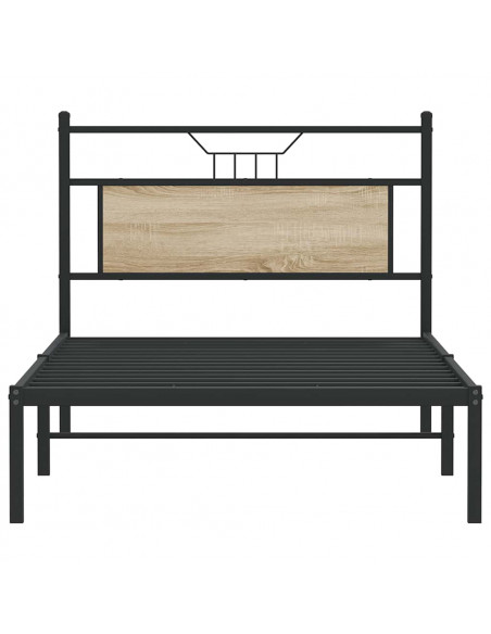 Giroletto senza Materasso Rovere Sonoma 100x200cm in Truciolato