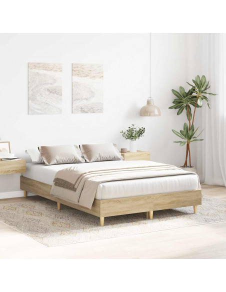 Giroletto senza Materasso Rovere Sonoma 120x200cm in Truciolato