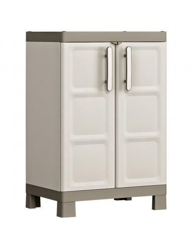 Keter Armadietto Basso Excellence Beige e Talpa 97 cm