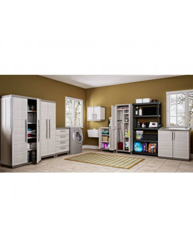 Keter Armadietto Basso Excellence Beige e Talpa 97 cm