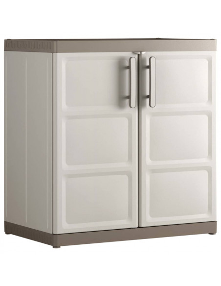 Keter Armadietto Basso Excellence XL Beige e Talpa 93 cm