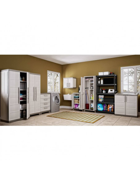 Keter Armadietto Basso Excellence XL Beige e Talpa 93 cm
