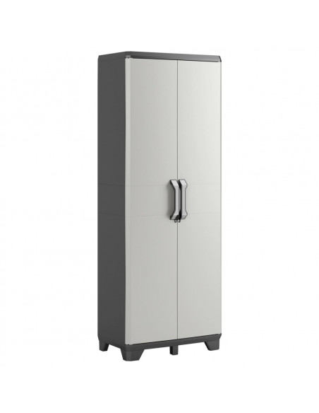 Keter Armadietto con Scaffali Gear Nero e Grigio 182 cm