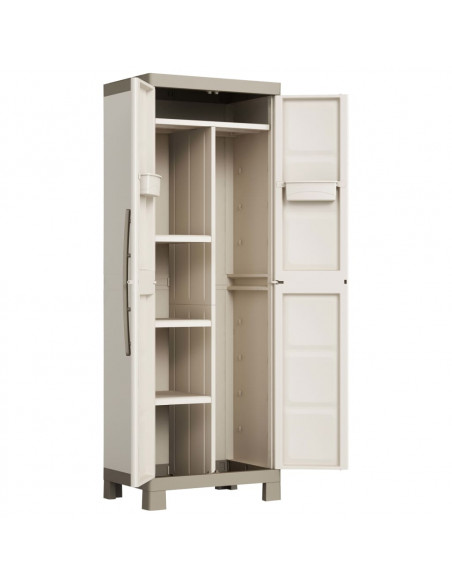Keter Armadietto Multiuso Excellence Beige e Talpa 182 cm