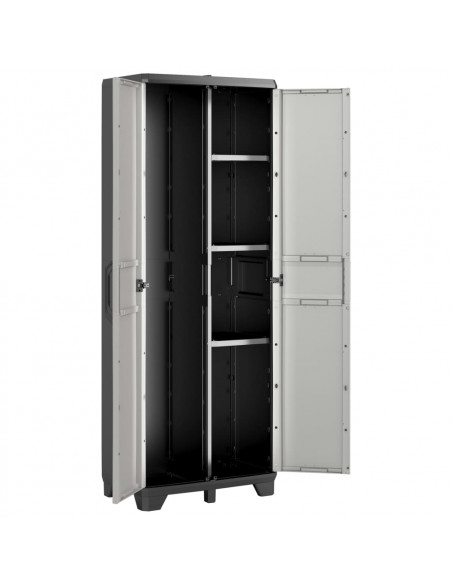 Keter Armadietto Multiuso Gear Nero e Grigio 182 cm