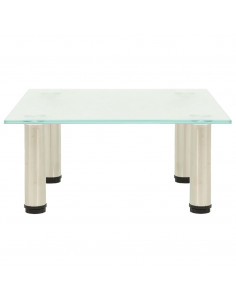 Mobile Porta TV Glassato 40x35x17 cm in Vetro Temperato 2