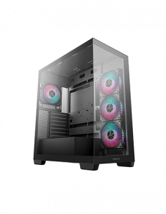 DEEPCOOL CASE MID TOWER CG580 4F 2*TG 4x120 PWM+ARGB FAN