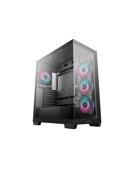 DEEPCOOL CASE MID TOWER CG580 4F 2*TG 4x120 PWM+ARGB FAN