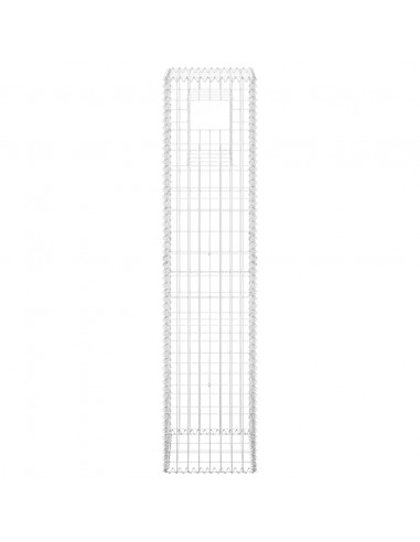 Cesti a Gabbione a Torre 2 pz 40x40x180 cm in Ferro