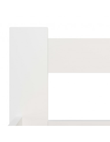 Giroletto Bianco in Legno Massello di Pino 90x200 cm