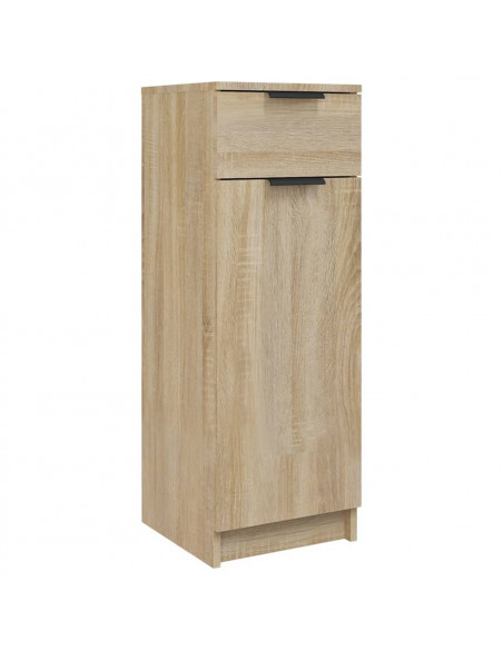 Armadio da Bagno Rovere Sonoma 32x34x90 cm in Legno Multistrato