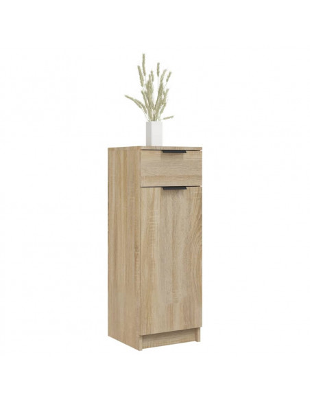 Armadio da Bagno Rovere Sonoma 32x34x90 cm in Legno Multistrato