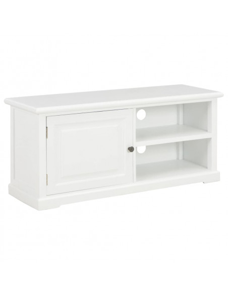 Mobile Porta TV Bianco 90x30x40 cm in Legno
