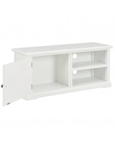 Mobile Porta TV Bianco 90x30x40 cm in Legno 2
