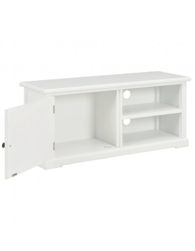 Mobile Porta TV Bianco 90x30x40 cm in Legno