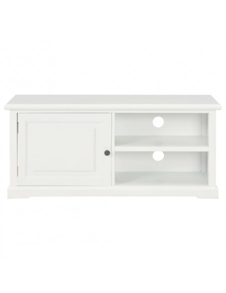 Mobile Porta TV Bianco 90x30x40 cm in Legno