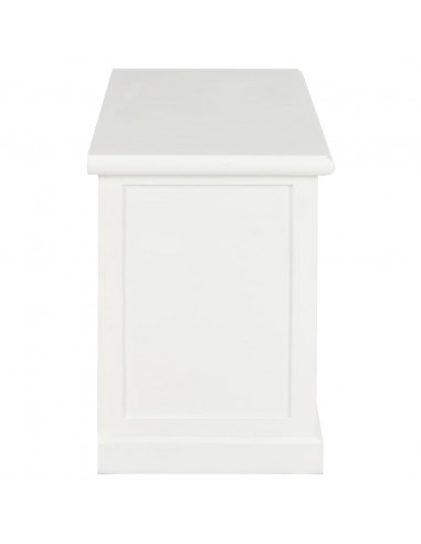 Mobile Porta TV Bianco 90x30x40 cm in Legno