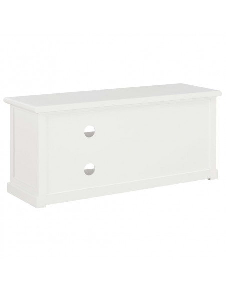 Mobile Porta TV Bianco 90x30x40 cm in Legno