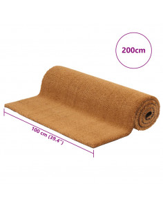 Zerbino Naturale 100x200 cm in Fibra di Cocco