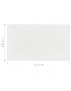 Taglieri 2 pz Motivo Bolle Trasparenti in Vetro Temperato