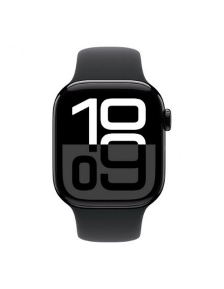 APPLE WATCH SERIE 10 GPS + CELLULAR CASSA 42mm JET BLACK-SPORT NERO M/L TIM