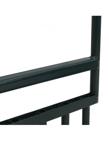 Aeratore Prato 5 Denti Cavi Acciaio Verniciato a Polvere Verde