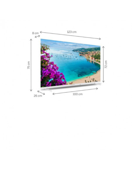 55 ANDROID TV 4K WHITE