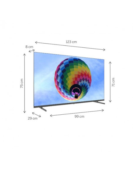 55 GOOGLE TV QLED