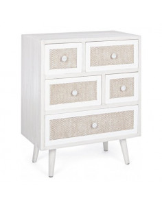 Cassettiera Yes Everyday 0744880 MONTIEL Bianco e Lino Bianco e Lino