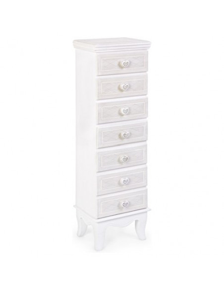 Cassettiera Yes Everyday 0744857 CHARLENE Bianco opaco Bianco opaco