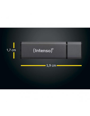 ALU LINE USB ANTRACITE 128 GB