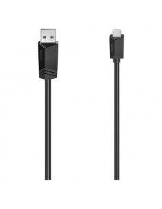 Cavo adattatore Hama 00200607 USB 2.0 Micro Usb Black Black
