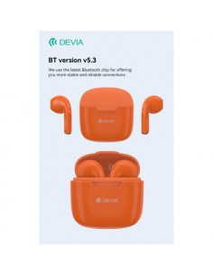 Auricolari Devia TWS-K1 Bluetooth 5.3 EM057 Arancio
