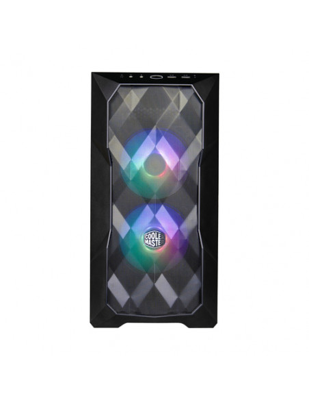 COOLER MASTER CASE MASTERBOX TD300 MESH BLACK ARGB, SIDE-PANEL, MID-TOWER, MICRO-ATX MINI-ITX