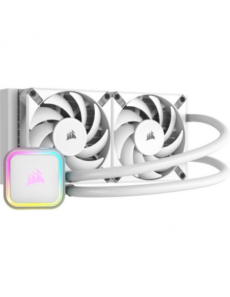 Corsair iCUE H100i RGB Elite White CPU Liquid Cooler Intel 1700/1200 AMD sTR4/AM5/AM4