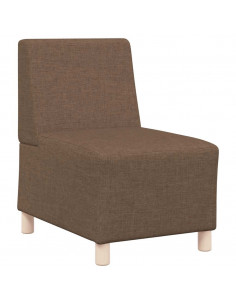 Divano Sedia Marrone 55 cm in Tessuto 2