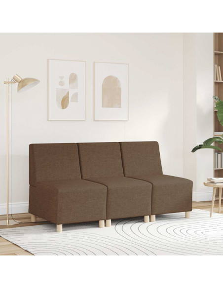 Divano Sedia Marrone 55 cm in Tessuto