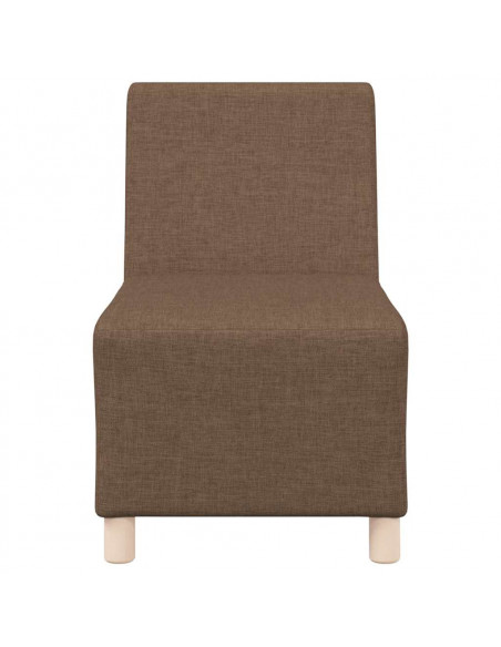 Divano Sedia Marrone 55 cm in Tessuto