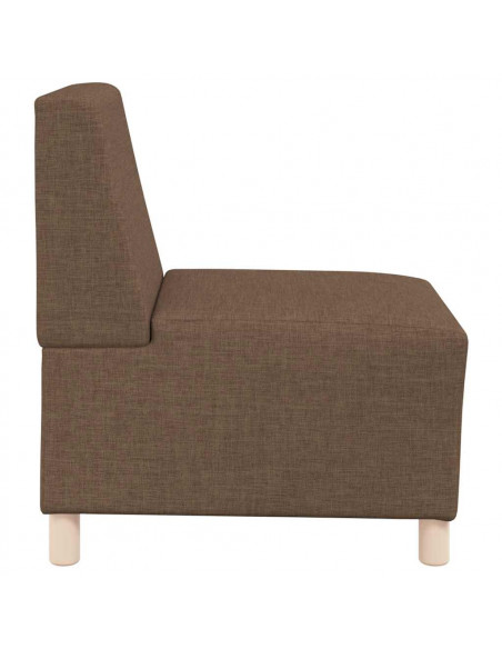 Divano Sedia Marrone 55 cm in Tessuto