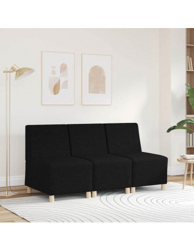 Divano Sedia Nera 55 cm in Tessuto