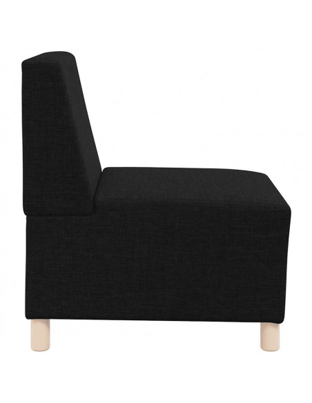 Divano Sedia Nera 55 cm in Tessuto