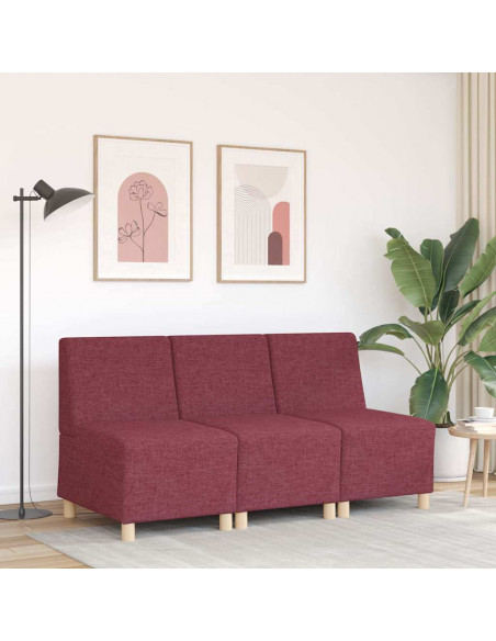 Divano Sedia Rosso Vino 55 cm in Tessuto